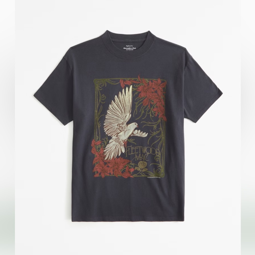 Abercrombie & Fitch oversized Fleetwood Mac T-shirt